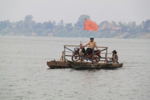 "Ferry" sur le Mekong